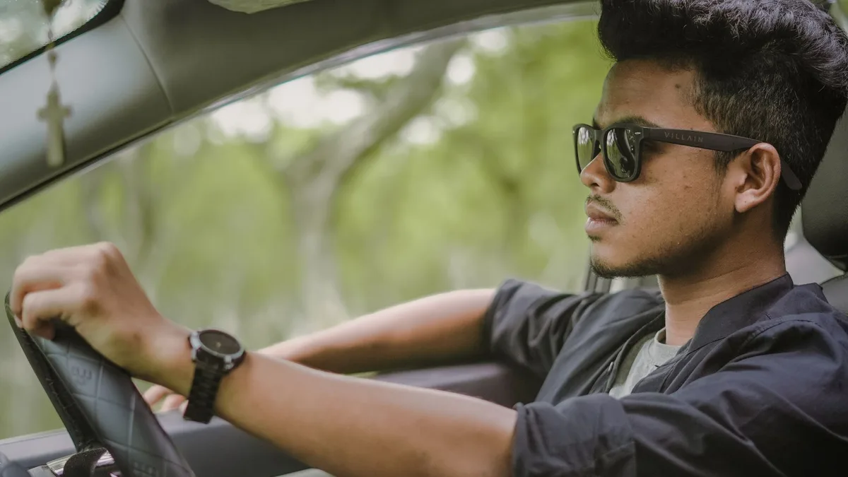 Exame de vista para motorista de aplicativo